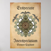 ~ Steampunk d'Exspectate Inexspectatam/gothique Posters