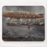 Steampunk - dirigeable souple - dirigeable Maximus Tapis De Souris