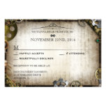 Steampunk embraye la réponse l'épousant victorienn faire-parts