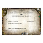 Steampunk embraye la réponse l'épousant victorienn faire-parts
