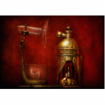 Steampunk - la torche découpages en acrylique