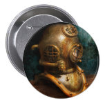 Steampunk - plongée - le casque de plongée badge avec épingle