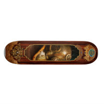 Steampunk - plongée - le casque de plongée skateboards customisés