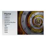 Steampunk - spirale - temps infini carte de visite