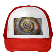 Steampunk - spirale - temps infini casquettes de camionneur