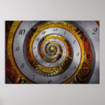 Steampunk - spirale - temps infini poster