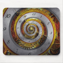 Steampunk - spirale - temps infini tapis de souris