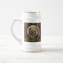 Steampunk - spirale - temps infini tasses