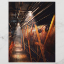 Steampunk - tuyauterie - le couloir prospectus en couleur