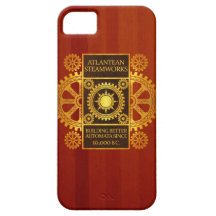 Steamworks Atlantean - or sur Cherrywood Coques iPhone 5