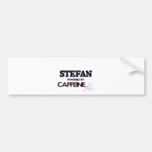 Stefan a actionné par la caféine adhésif pour voiture