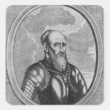 Stefan Czarniecki, général polonais Autocollants Carrés