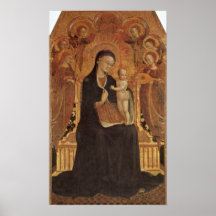 Stefano di Giovanni - Mary et Jésus infantile Affiches