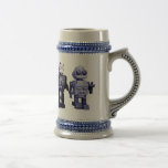 stein bleu de robots tasse à café
