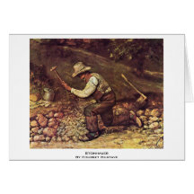 Steinhauer par Courbet Gustave Carte De Vœux