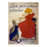 Stérilisé de la Vingeanne, Steinlen de pur de Lait posters