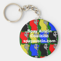 Stérilisez le keychain de coalition d'Austin Porte-clefs