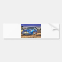 STi de Subaru Impreza "Hawkeye" dans le bleu Adhésifs Pour Voiture