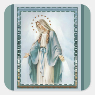 Autocollants Stickers Vierge Marie Zazzle Fr