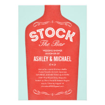 Stockez les invitations de barre