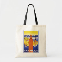 Stockholm vintage Suède Sac
