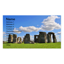 Stonehenge 12 carte de visite