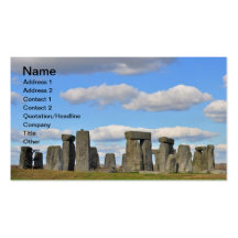 Stonehenge 15 cartes de visite professionnelles