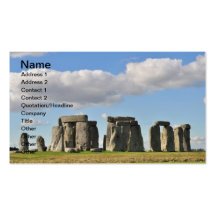 stonehenge 20 carte de visite