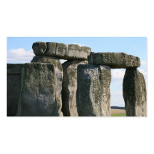 stonehenge 6 modèles de cartes de visite
