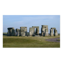 stonehenge 7 modèle de carte de visite