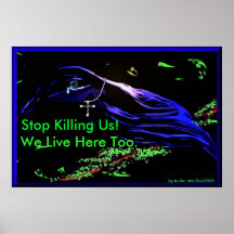 stopkillingus, arrêt nous tuant ! , Nous vivons ic Posters