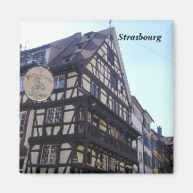 Strasbourg - aimant pour réfrigérateur