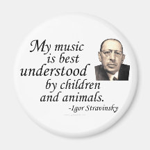 Stravinsky sur la compréhension aimant