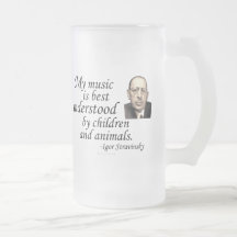 Stravinsky sur la compréhension tasse