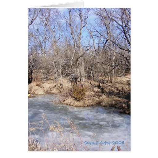 Stream1 glacial cartes de vœux