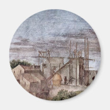 Strophe Della Signatura à Vatican pour pape juille Magnets Pour Réfrigérateur