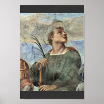 Strophe Della Signatura à Vatican pour pape juille Affiche