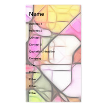 Structure abstraite 1 cartes de visite personnelles
