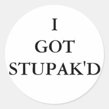 Stupak'd Autocollant