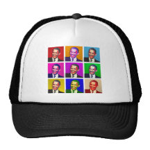 Style d'art de bruit d'Obama Casquettes