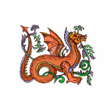 Style de fantaisie dragon.png découpage en acrylique