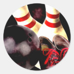 Style de grunge de vitesse de bowling autocollants