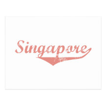 Style de révolution de Singapour Carte Postale
