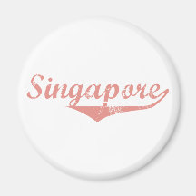 Style de révolution de Singapour Aimant Pour Réfrigérateur