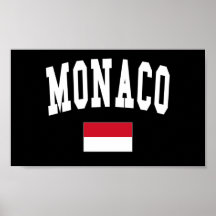Style d'université du Monaco Posters