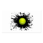Style urbain de tennis cartes de visite personnelles