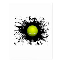 Style urbain de tennis cartes postales