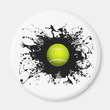 Style urbain de tennis magnets pour réfrigérateur
