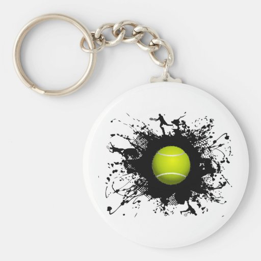 Style urbain de tennis porte-clé