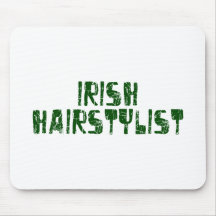 Styliste en coiffure irlandais tapis de souris